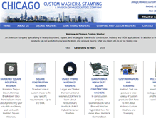 Tablet Screenshot of chicagocustomwasher.com